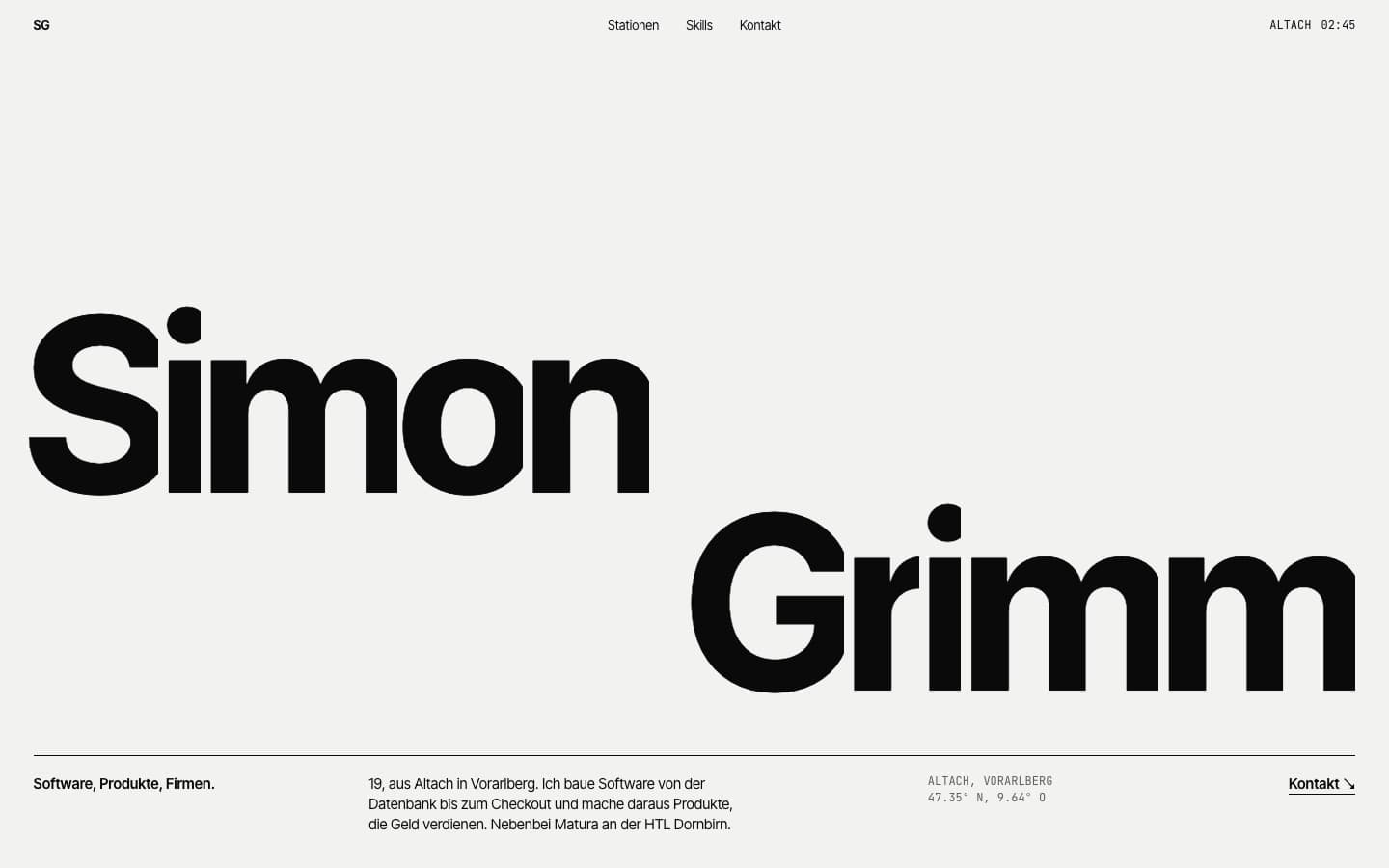 Simon Grimm Vorschau