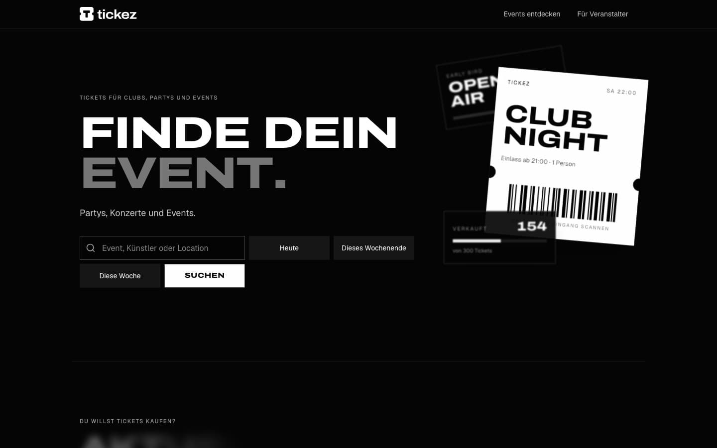 Tickez Vorschau