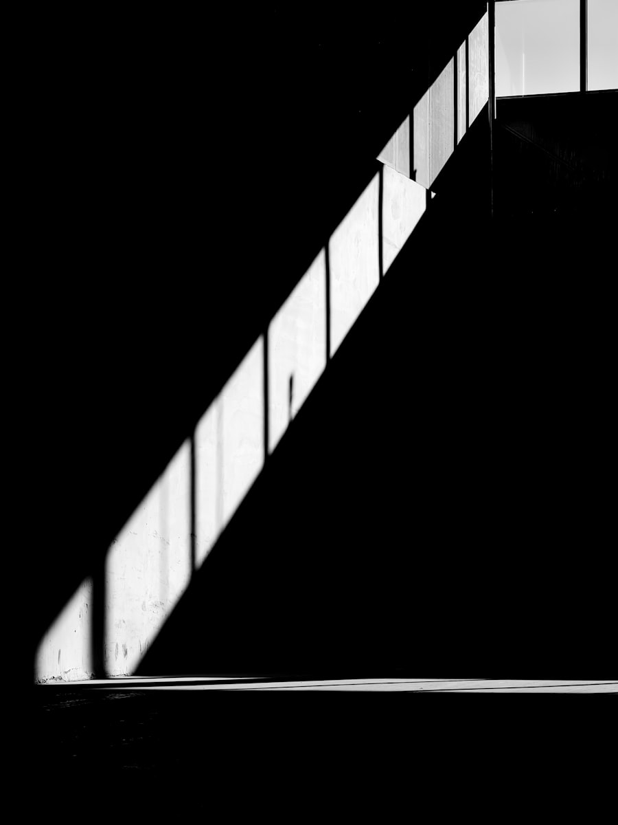 Treppe, Lichtband, 1996